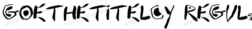 GoetheTitelCY Regula字体转换